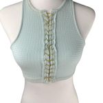 Out From Under Urban Outfitters Dallas Mint Green LaceUp Crop Tank Racerback Top Photo 2