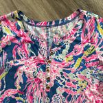 Lilly Pulitzer  Pink and Blue Floral Dress Photo 4