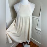 Lila Clothing Vintage A Line High Neck Dress Pale Gold Shimmer Large Photo 5