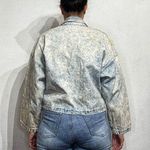 Paris Blues  Acid Wash Denim Vintage Jacket Sz M Photo 12