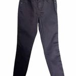 Sateen Twill Skinny Jeans Charcoal Gray Womens Size 26 Prana Stretch Denim Photo 0