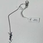 Saint Laurent YSL Cassandre Monogram Palladium Logo Charm Bracelet Silver Photo 10