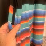 L&B Lucky & Blessed Western Serape & Cheetah XL Long Sleeve Duster. 1595 Black Photo 6