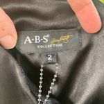 ABS Allen Schwartz A.B.S. Collection Women's Black Silk One Shoulder Jumpsuit Size 2. NEW Photo 8