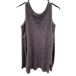 Free People Black Knit Cold Shoulder Sleeveless Top Long Sleeve Extender XS Photo 2