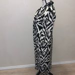 Covington zebra print fleece long bath robe Photo 5