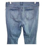 Torrid Super Distressed Boyfriend Ripped Skinny Crop Jeans 18 Blue Medium Wash Photo 4