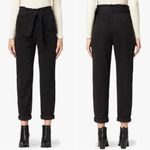 joe's jeans  Brinkley Black High Rise‎ Waist 27 Black Paperbag Jeans Photo 1
