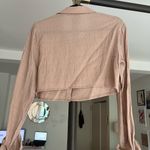 Missguided  cropped button up Photo 1