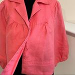 Grace Elements ‎Women’s Jacket-size 10-Linen-Coral Photo 1