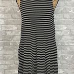 Socialite Striped Jersey Knit Tank Dress Photo 0