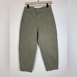 Everlane Utility Barrel Pant size 8 in Kalamata Olive Khaki Green $118 Photo 2