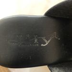 Black and Silver Rhinestone Wedge Sandals size 6.5 Photo 5