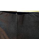 PEACH Womens Pull On Pants Size S Dark Gray Knit Legging Style Mid Rise Pockets Photo 3