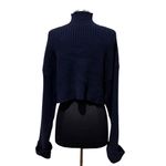 ZARA  women's high neck cropped knit sweater size S Photo 3