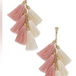 Ettika NWT daydreamer tassel 18k gold plated earrings Photo 1