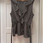 Max Studio Sleeveless Wrap Peplum Top, , XL Photo 1