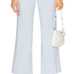 STAUD  Knack Pants Sky Micro Check Baby Blue Gingham S Photo 0