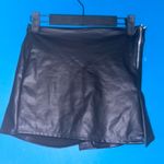 PU Leather Skort Black Photo 0