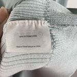 Tory Burch Cotton Long Sleeve Cardigan Gold Button Sweater Sz Small Blue Luxury Photo 5