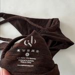 CSB Sierra Sports Bra in Espresso Marled Brown Size Small Photo 4