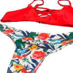 SweatyRocks  Floral “cheekini” bikini Photo 5