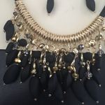Badgley Mischka  black gold necklace earrings Photo 1