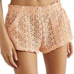 Free People Beach Crochet Love Shorts in Autumn Peach Size S New without Tag Photo 2