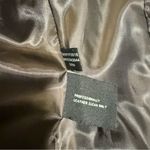 Black Rivet Vintage Like New  Ruched Front Leather Jacket Photo 5