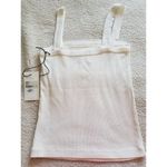 Citizens of Humanity Women's Florienne Ribbed Tank Top Cassia/Cream Size M Photo 6