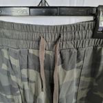 Splendid  Green Camo Drawstring High Waisted Lounge Pants Womens Joggers Size XS Photo 2