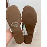 Abound NWT  Frannie Sandals Size 6.5 White Flipflops Braided Strap Modern Chic Photo 2