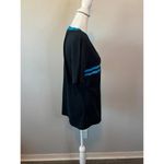 NFL Team Apparel Carolina Panthers Rhinestone Logo TShirt Black/Blue Size Large Photo 1