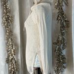 CAbi  XS Ivory Mesh Knit Hoodie Pullover Lightweight‎ Beachwear Boho Chic Photo 1