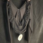 Princess Polly Black Long Sleeve front closure  Top Photo 3