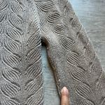 Banana Republic Factory Pointelle Tan Boat Neck Sweater Size M Photo 6