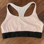 Victoria's Secret The Player Racerback Striped Sports Bra Photo 0