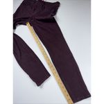 Spanx  Jean-ish Ankle Leggings Size Large Twill Burgundy‎ Pull On Wine Photo 1