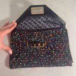 Diane Von Furstenberg  Agent Karlie Confetti Tweed Zip On Clutch Photo 1