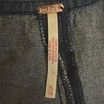 Free People  Retro 90s Soraya Dark Denim Drop Waist Midi Jumper Dress Size XL Photo 9