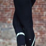 Lululemon Navy Mint Run Inspire Crop II Photo 3