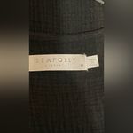 Seafolly  Black V-Neck Swim Cover-Up Photo 4