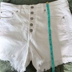 Gap  White Button-Fly Jean Shorts Photo 4
