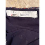 IRO  Somov Paisley Lurex Jacquard Halter Midi Dress in Blue 36 Womens Cocktail Photo 7