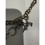 Charm Bracelet‎ with Sterling Silver Horse Equestrian Pony Charms 7.5" Italy Photo 3