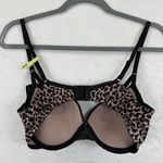Maidenform Push Up Bra 36B Plunging Neckline Leopard Print Lace Underwire NWT Photo 3