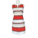 Derek Lam 10 CROSBY Grommet Detail Stripe Shift Dress Photo 6