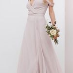 ASOS TNFC  COLD SHOULDER BRIDESMAIDS DRESS WITH FISHTAIL SIZE 2 Photo 0