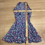 Poupette St. Barth  Women’s Clara Printed Mini Dress Tassel Viscose Size XS Photo 2