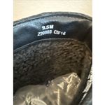 b.o.c Women's‎ Black Suede Fleece Lined Booties Size Photo 4